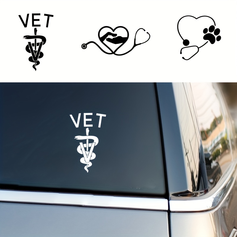 Medical Lab Logo - Виниловая наклейка на стену для ветеринарного